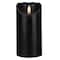 6" LED Black Flameless Halloween Décor Candle